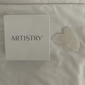 Artistry Gua Sha Stone Roller Set Natural Crystal Facial Scraping Massage Tool - Picture 1 of 4