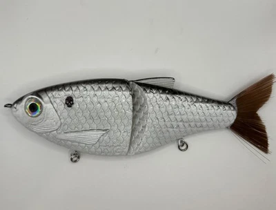 TYG Silencer Shad Glide bait swimbait custom 7 inch OG Skull NEW - Image 1 of 4