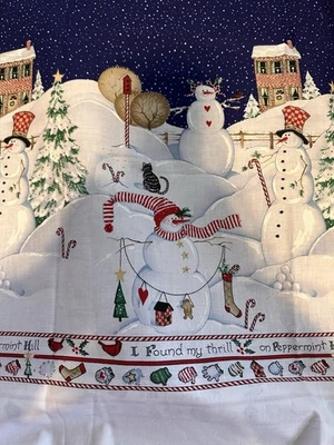 Daisy Kingdom Peppermint Hill Border Fabric 1 Yard - Image 1 of 2