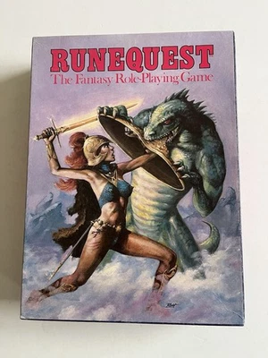 Runequest BoxSet Chaosium Games Workshop 1980 Foto 1 de 4