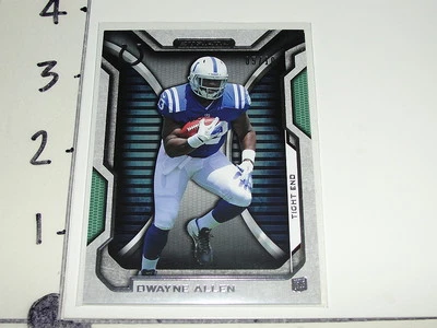 2012 Topps STRATA Dwayne ALLEN #116 RC Green Variant #/10 COLTS - Clemson TIGERS - Image 1 of 2