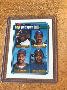 1992 Topps Gold Baseball  #656 Prospects Pemberton Rodriguez Tinsley Williams RC