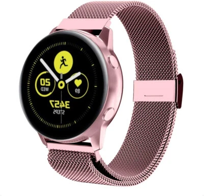 Correa de reloj de acero inoxidable con correa de bucle milanesa de ajuste rápido de 18 mm 20 mm 22 mm Foto 1 de 4