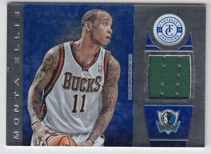 2013-14 Totally Certified Materials Blue #23 Monta Ellis Jersey /99