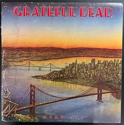 Grateful Dead Dead Set 1981 US Release 2 LP Vinyl Arista Label G/VG+! - Image 1 of 4