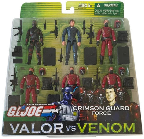 GI Joe Valor Vs Venom Crimson Guard Force w Xamot&Firefly&4 Crimson Guards NEW Cover