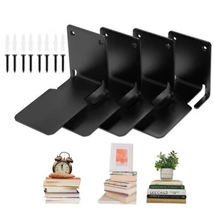 Invisible Floating Bookshelves Heavy-Duty Book Organizers Iron Hanging Shelve... - Picture 1 of 7