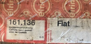 Cylinder Head Gasket Set 161.136 Elring Fits Fiat - Picture 1 of 3