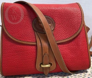 ~Vintage~Dooney & Bourke *R25*Medium Essex*ROJO* Bolso de Hombro/Brossbody*19063E - Imagen 1 de 8