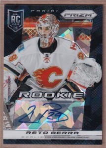 2013-14 Panini Prizm Rookie Autographs #329 Reto Berra RC AUTO - AVALANCHE