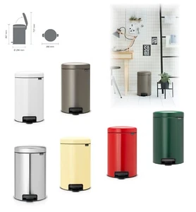 Brabantia Mülleimer Abfalleimer NewIcon Treteimer 12 Liter Eimer Badeimer - Bild 1 von 27