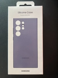 samsung galaxy s24 ultra silicone phone case Dark violet - Zdjęcie 1 z 2