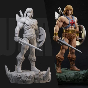 He-Man 1/24 1/18 3D Print Figure Model Kit Unpainted Unassembled Garage Kit - Picture 1 of 5