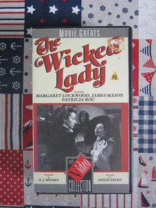 THE WICKED LADY 1945 FILM STARRING MARGARET LOCKWOOD & JAMES MASON 1986 VHS TAPE - Picture 1 of 4