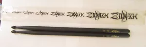 NEW OLD STOCK VINTAGE BLACK ZILDJIAN DRUMSTICKS DRUMSTICKS MODEL 5B HICKORY - Bild 1 von 2