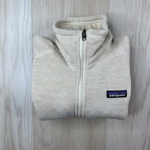 Patagonia 1/4 Zip Fleece Better Sweater Womens Size Small Light Brown - Picture 1 of 13