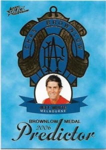 2006 Select Supreme Brownlow Predictor (BP18) Jeff WHITE Melbourne 086/100 - Bild 1 von 1