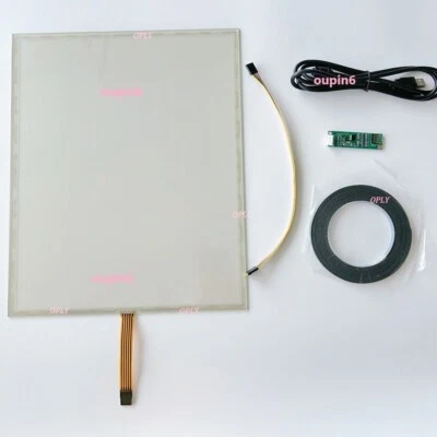 355*288 MM 4:3 17 inch Resistive touch sensor glass 5 Wire 17" Thick industrial - Image 1 of 4