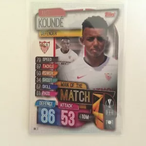 TARJETAS DE NOVATO TOPPS CHAMPIONS LIGA 19/20 JULES KOUNDE - Imagen 1 de 4