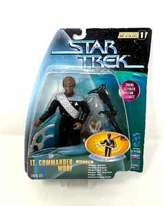 STAR TREK Warp Factor Series 1 LT COMMANDER WORF Action Figure VTG 1997 - Picture 1 of 4