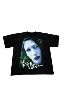 Marilyn Manson Vintage Double Sided T-Shirt Single Stitch Metal Heaven XL Black - Picture 1 of 10