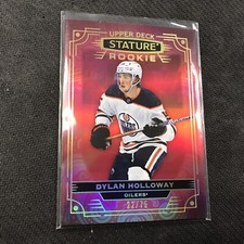 DYLAN HOLLOWAY 22/75 Rookie Red Base 2022-23 Upper Deck Stature Hockey BK
