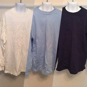 Hanes tagless Jungen Langarm einfarbige Hemden Medium 10/12 100 % Baumwolle  - Bild 1 von 8