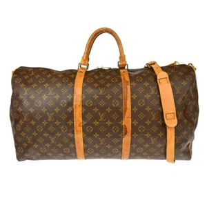 LOUIS VUITTON MONOGRAM KEEPALL BANDOULIERE 60 DUFFLE BAG M41412 VI0933 XX33088 - Picture 1 of 8