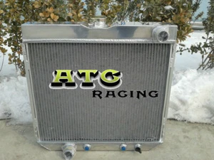 Aluminum Radiator For Ford Mustang Mercury Cougar XR7 V8 4.7/5.0/5.8L 67-70 - Picture 1 of 6