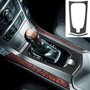 For Cadillac CTS 2008-2013 Center Gear Shift Interior Cover Trim Carbon Fiber - Picture 1 of 6