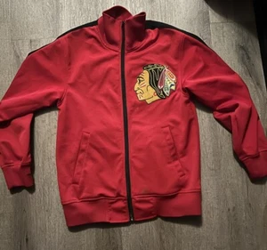 Mitchell & Ness Jacke Small 36 Chicago Blackhawks Vintage Hockey SELTENER FUND - Bild 1 von 4