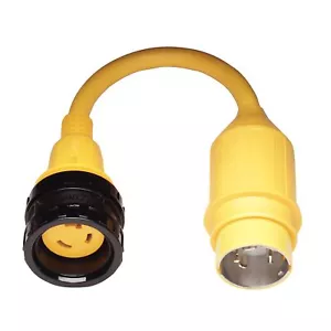 Adaptador de alimentación en tierra Marinco 121A 30 amperios 125 voltios hembra a 50 amperios 125/250 voltios M - Imagen 1 de 1