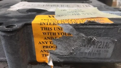 04727721AC Dodge Caravan or Plymouth Voyager 2003 Transmission computer - Image 1 of 2