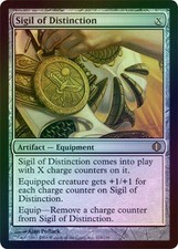 Sigil of Distinction - Foil Played MTG Shards of Alara Magic 2B3