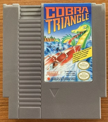 NES ~ COBRA TRIANGLE ~ Nintendo Game 3 Screw NES-CU-GBR Game Cart Only Pal - Image 1 of 4