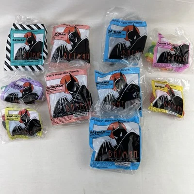 BATMAN МУЛЬТСЕРИАЛ - ВИНТАЖНЫЙ 1993 MCDONALD'S HAPPY FOOD ИГРУШКИ - ЛОТ ИЗ 10 - Изображение 1 из 4
