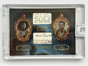 2024 Eternal Cuts Neil Armstrong Yuri Gagarin Dual History Relics /75 - Picture 1 of 4