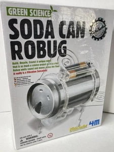 Green Science Bidone Soda Robug Costruisci Riciclare Crea Un Robot Unico BAMBINI STELO 4M - Foto 1 di 15
