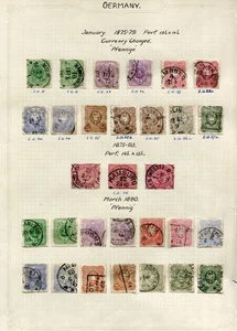GERMANY 1875-1934 M&U Collection on Pages 650 Stamps - Picture 1 of 24