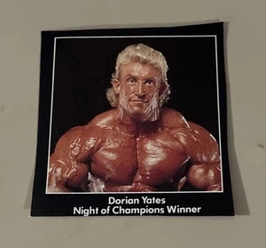 Dorian Yates Night Of Champions Portrait Bodybuilding 2.5x2.5 Photo Clipping - Picture 1 of 1