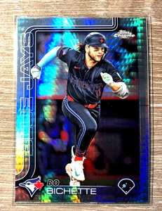 2025 Topps Chrome- Bo Bichette- Prism Refractor #101 Toronto Blue Jays - Picture 1 of 2