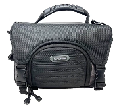 Estuche para cámara negro bolsa Quantaray sistema DSLR bolsa de nailon Foto 1 de 4