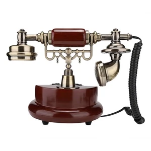 Ms-6100B Europäischen Retro Stil Push Button Telefon Zifferblatt Tisch Tele KUI - Afbeelding 1 van 7