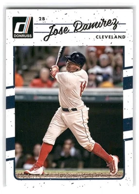 Jose Ramirez 2017 Donruss Baseball #85 Cleveland Indians - Image 1 of 2