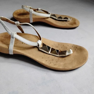 Sandalias Vionic 8 Tanga Embellecidas Soporte Arco Ajustable Comodidad Informal  Foto 1 de 4