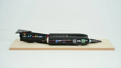 Vehículo supersónico terrestre Rigby's LSR Models empuje SSC resina 1/43 con estuche G2 Foto 1 de 4