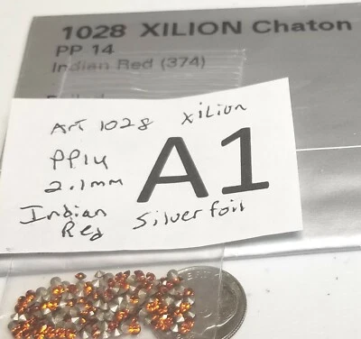 De Colección Cristal Swarovski Pequeño 2mm Estrás Punta Trasera Joyería Artesanal Reparación 2003 Foto 1 de 2