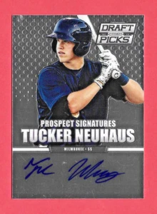 2013 Tucker Neuhaus Panini Prizm Draft Picks Rookie Auto - Milwaukee Brewers - Foto 1 di 1