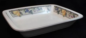 Mikasa GARDEN HARVEST 13 1/4" Lasagna Dish CAC29 GREAT CONDITION - Picture 1 of 7
