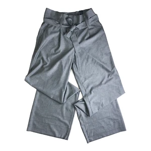 The Limited LUXE graue Kartoffelsack Taille Hose Größe 10 grau Nadelstreifenmuster neu mit Etikett - Bild 1 von 10